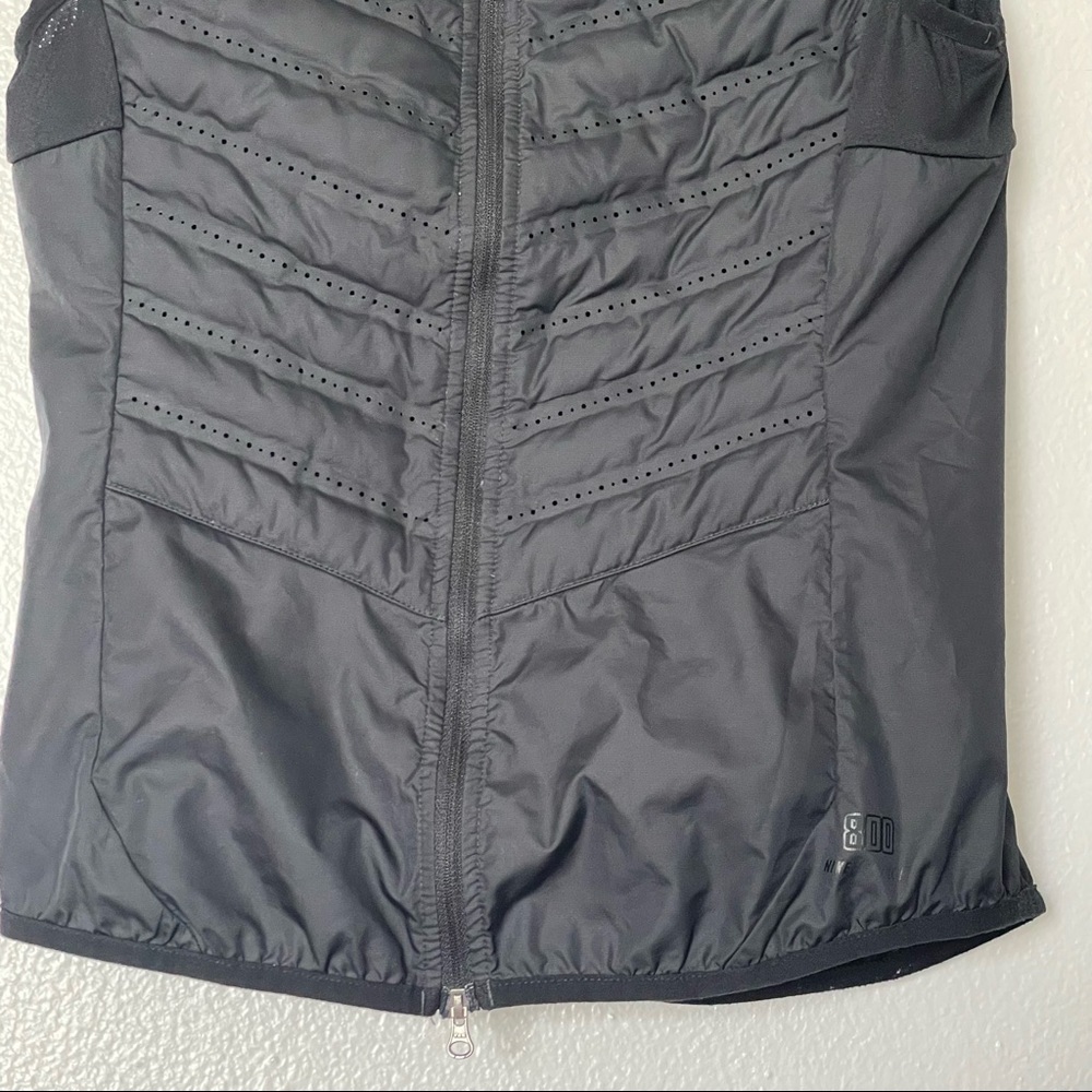 Nike Aeroloft 800 Black Down Fill Sleeveless Full Zip Running Vest Size Small - Picture 5 of 10